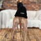 Faux Fur Tinsel Christmas Jumper - Greyhound Sizes