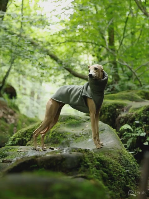 Load video: THE BERRY Premium Fleece Whippet Jumper